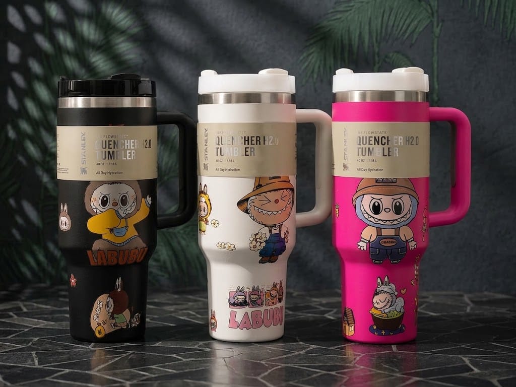 Stanley Quencher H2.0 40 oz Labubu Tumbler – Cute Character Insulated Travel Cup product image 3