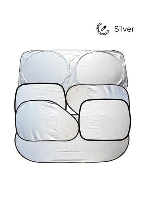 Universal 6-Piece Car Windshield Sun Shade Set – Foldable UV Protection Window Sunshades for Cars, SUVs & Trucks product image 3