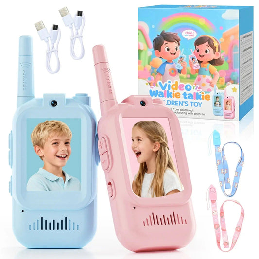 Video Walkie Talkie for Kids – HD Camera, Video Calls, Two-Way Communication, Rechargeable Children's Toy (2-Pack) product image