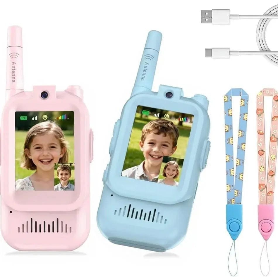 Video Walkie Talkie for Kids – HD Camera, Video Calls, Two-Way Communication, Rechargeable Children's Toy (2-Pack) product image 2