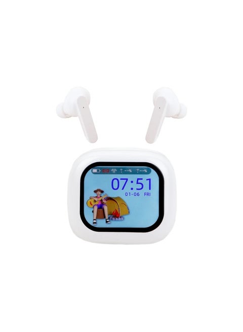 WT-7 TWS Wireless Earbuds with ANC ENC LCD Touch Screen & HiFi Stereo Sound product image
