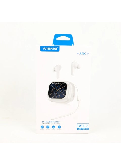 WT-7 TWS Wireless Earbuds with ANC ENC LCD Touch Screen & HiFi Stereo Sound product image 6